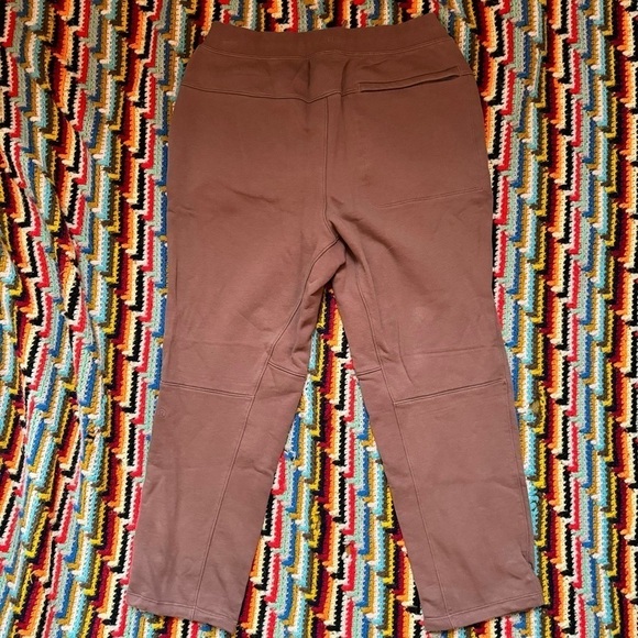 Lululemon Men’s Relaxed Fit French Terry Joggers Smoky Topaz Clay Red Medium - Picture 3 of 5